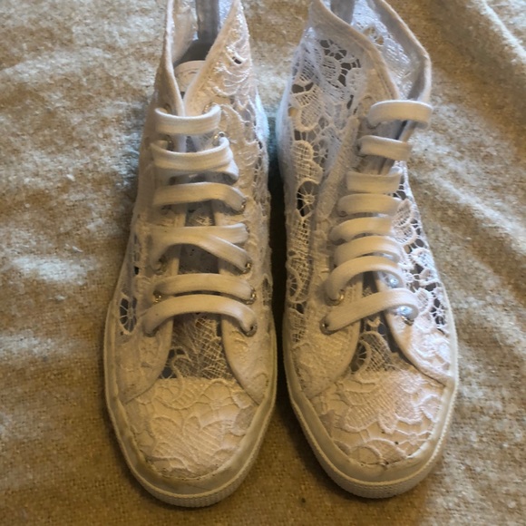 Superga high top macrame shoes - Picture 2 of 5